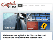 Tablet Screenshot of capitalautoglass.com